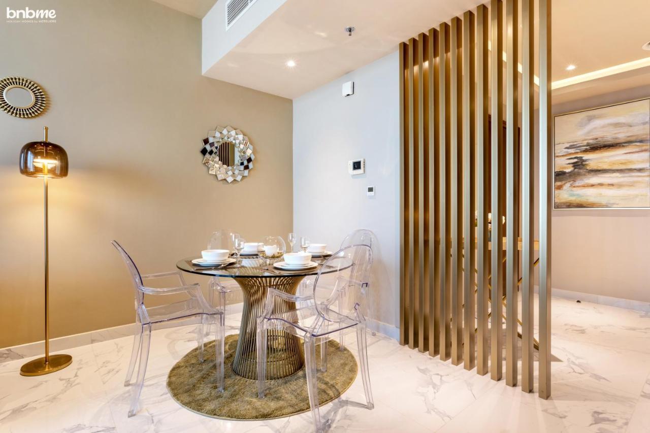 Bnbmehomes - Luxury 2B Apt - Al Habtoor - Amna Tower - 5044 Dubai Eksteriør billede
