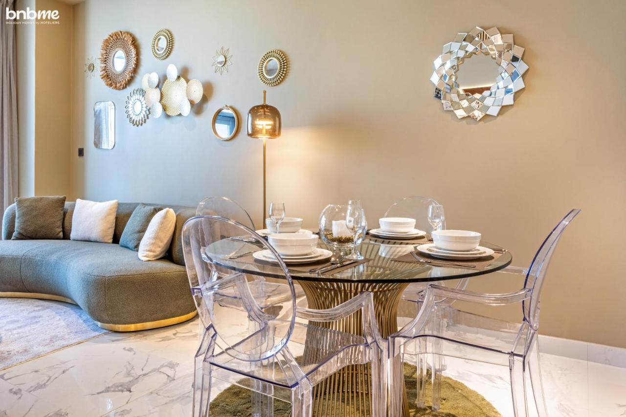 Bnbmehomes - Luxury 2B Apt - Al Habtoor - Amna Tower - 5044 Dubai Eksteriør billede