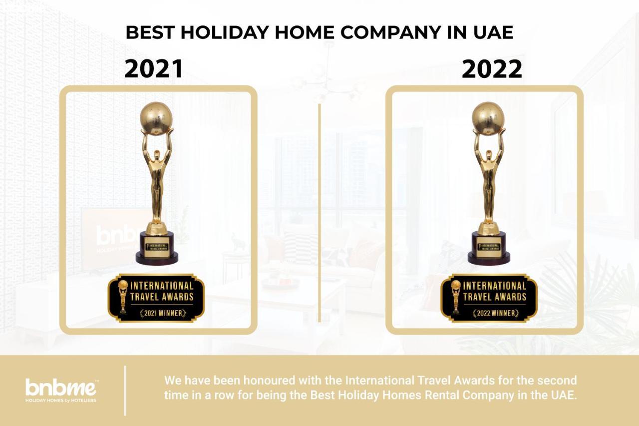 Bnbmehomes - Luxury 2B Apt - Al Habtoor - Amna Tower - 5044 Dubai Eksteriør billede